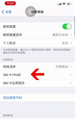 南溪苹果14维修网分享如何给iPhone14的SIM卡设置密码 