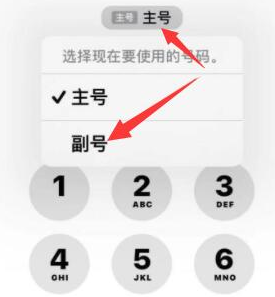 南溪苹果14维修店分享iPhone 14 Pro Max使用副卡打电话的方法 